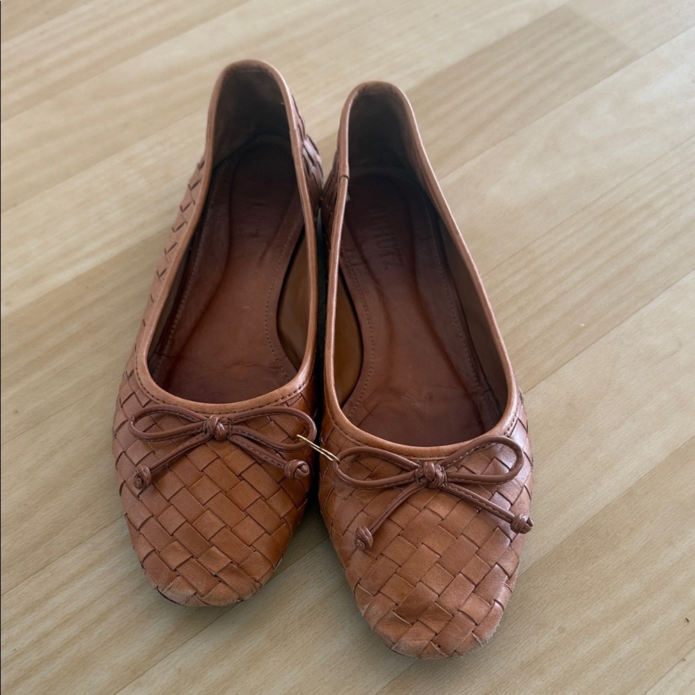 SCHUTZ Woven Brown Flats